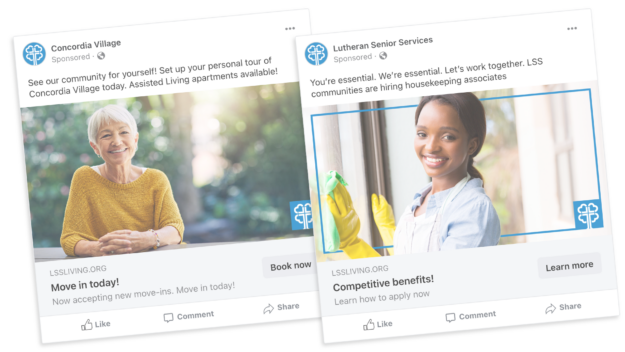 Facebook Ads Senior Living